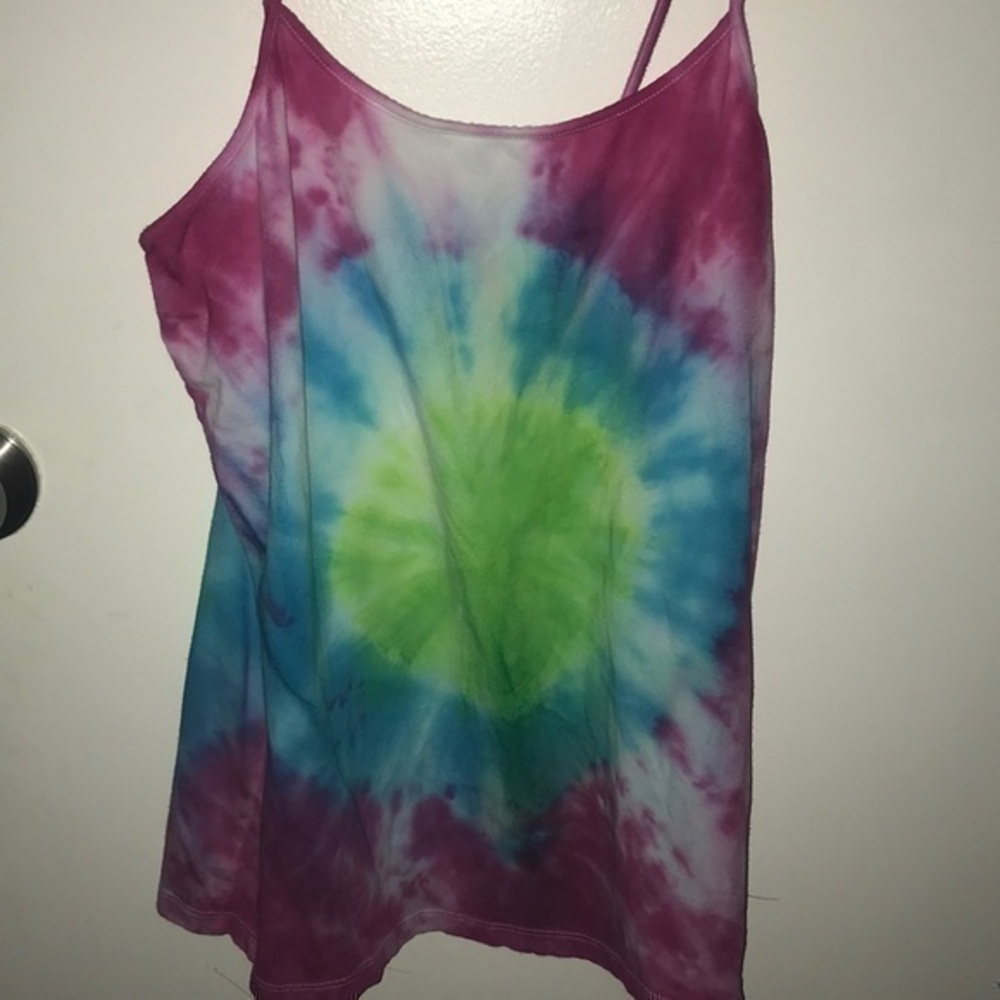 handmade Tie-dye tank top